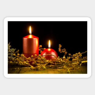 Christmas candles Sticker